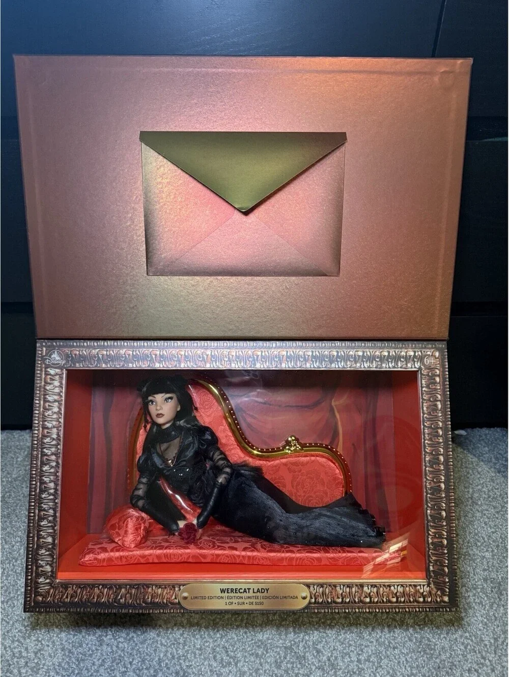Disney Haunted Mansion Werecat Lady Doll Limited Edition (Actual) Doll 17” w/COA